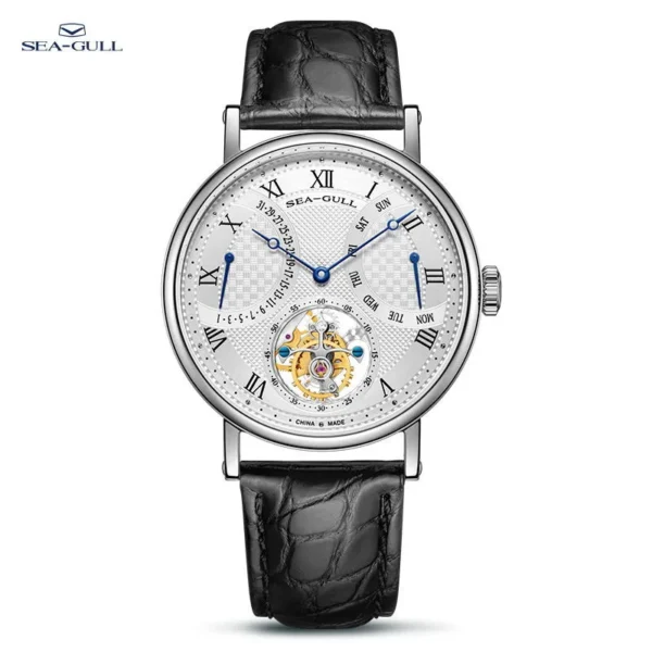 2022 New Seagull Brand Watch Multifunctional Tourbillon Business Men s Mechanical Wristwatch Heritage Series 818 11