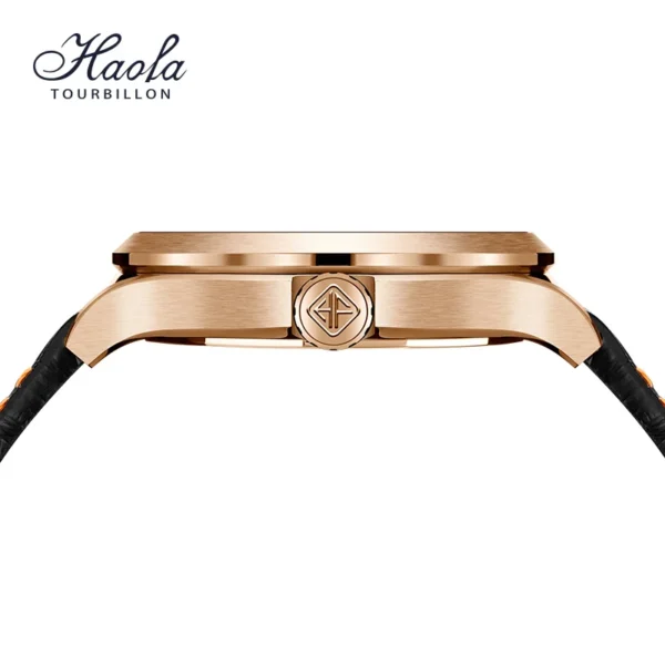 Haofa Flying Tourbillon Wristwatch Starry Sky Dial Sapphire Skeleton Manual Mechanical Watch For Men Luxury zegarek 2