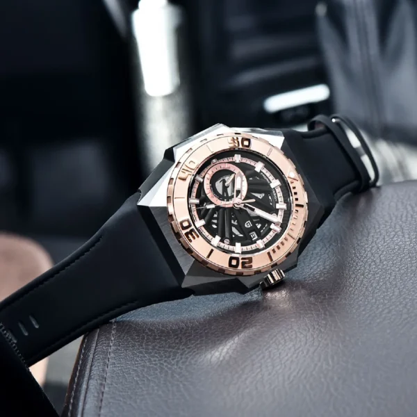 New PAGANI DESIGN Luxury Men s Mechanical Wrist Watch Skeleton Automatic Watch For Men Waterproof Clock 2