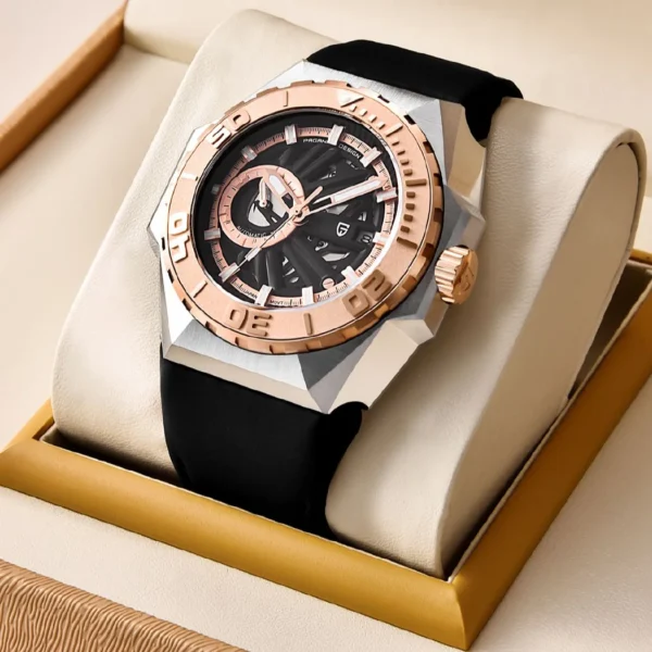 New PAGANI DESIGN Luxury Men s Mechanical Wrist Watch Skeleton Automatic Watch For Men Waterproof Clock 3
