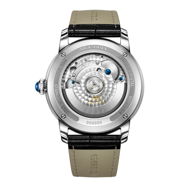 Seagull Luxury Tourbillon Watch Men s Mechanical Wristeatch Sapphire Glass Genuine Alligator Strap 42mm 818 11 1